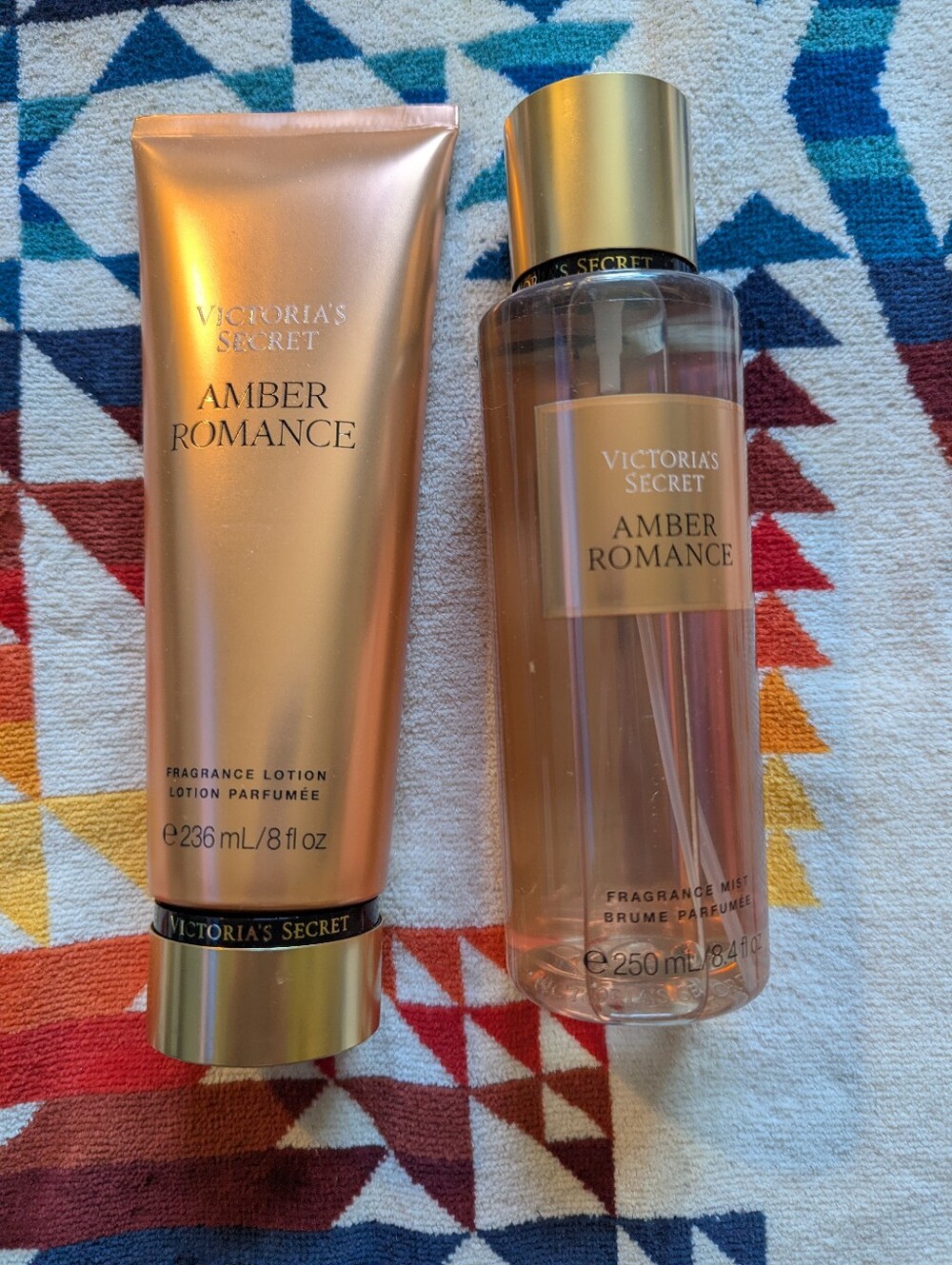 NWT Victoria Secret AMBER ROMANCE Set